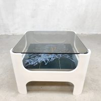 Vintage space age tile coffee table 'Abstract tile art'