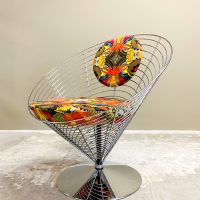 Vintage Verner Panton chair 'Alpha Owl re-editions' project Sandra Keja Planken x Bestwelhip