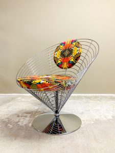 Vintage Verner Panton chair 'Alpha Owl re-editions' project Sandra Keja Planken x Bestwelhip