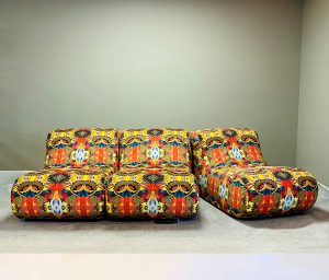 Modular sofa modulaire lounge bank Leolux'Alpha Owl re-editions' project Sandra Keja Planken x Bestwelhip
