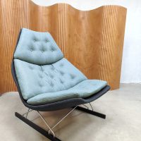 Rare Dutch design vintage lounge chair fauteuil Geoffrey Harcourt Artifort 'Sledge'