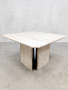 Modern Italian design marble coffee side table marmeren bijzettafel salontafel