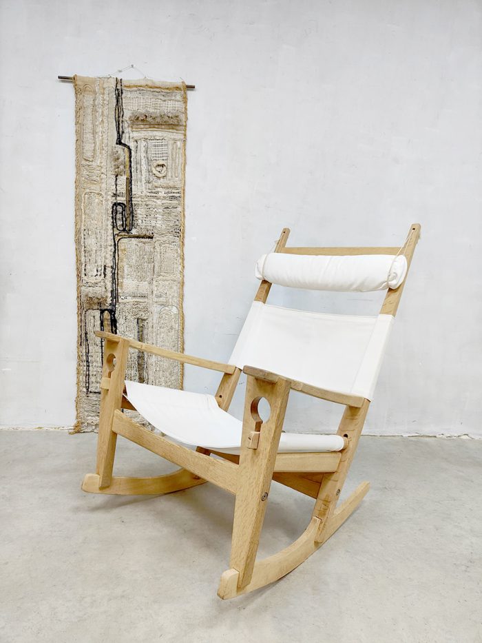 Vintage Danish design rocking chair schommelstoel Hans J. Wegner Getama GE-673