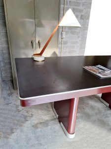 Vintage Dutch industrial table Eminent Ahrend Oda desk dining table