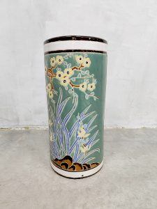 Ceramic umbrella stand vase vaas paraplu standaard Art Nouveau