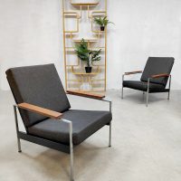 Modern Nederlands design lounge set sofa chairs bank fauteuils Rob Parry 50s