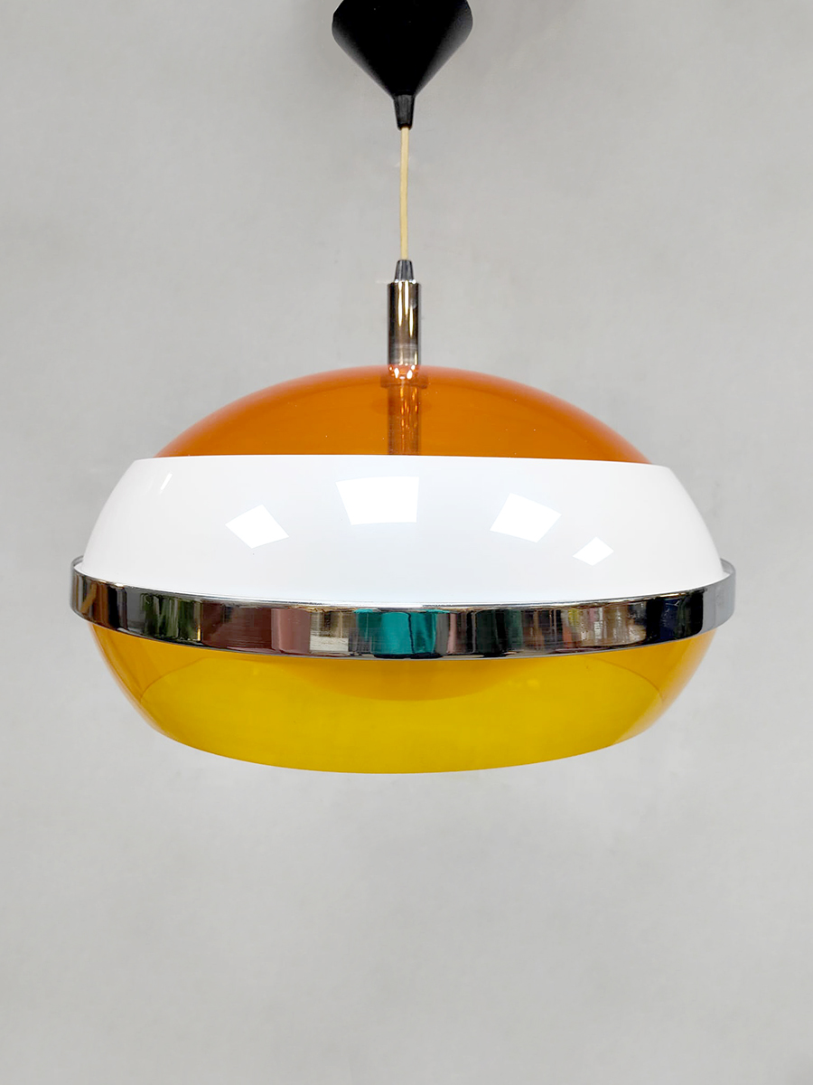 Merg Verbeteren aspect Vintage design Space age pendant lamp hanglamp 'Ufo' | Bestwelhip