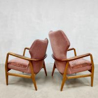 Vintage design wingback chair lounge fauteuil Bovenkamp