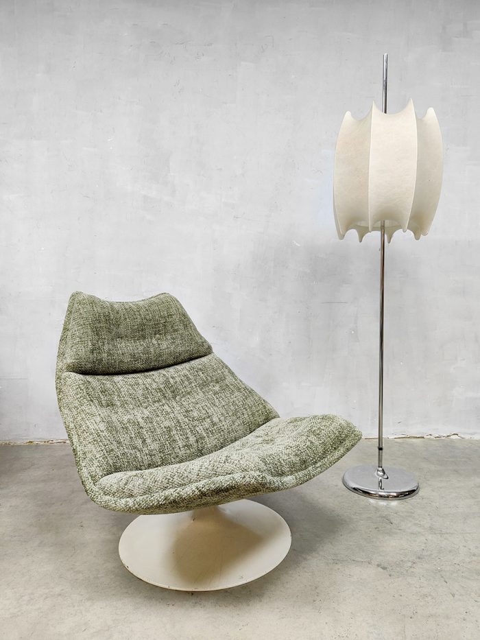 Midcentury Dutch design Geoffrey Harcourt swivel chair draaifauteuil Artifort F511