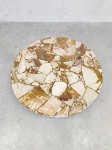 Midcentury 'Eclectic' stone coffee table stenen salontafel