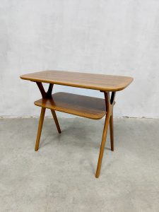 Midcentury teak side table bijzettafel Deense stijl