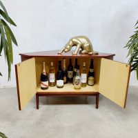 Midcentury corner cabinet wandkast hoekkast Danish style