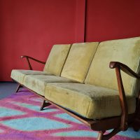 Vintage Dutch design 3-seater sofa lounge bank de Ster Gelderland