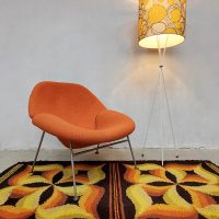 Vintage space age tapestry rug tapijt 'Psychedellic Groove'