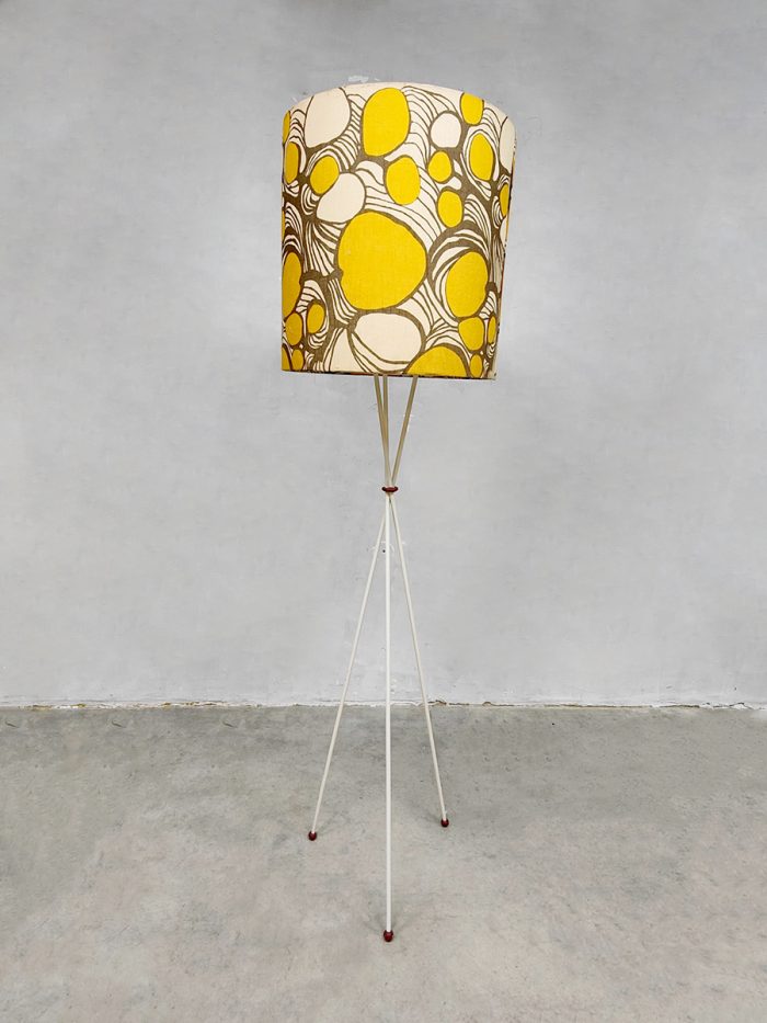 Midcentury tripod floor lamp vintage vloerlamp 'Sixties Power'