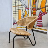 Midcentury Dutch design easy chair Dirk van Sliedregt fauteuil Gebr. Jonkers