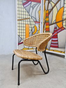 Midcentury Dutch design easy chair Dirk van Sliedregt fauteuil Gebr. Jonkers