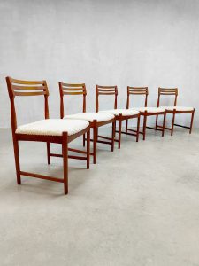 Midcentury design Bovenkamp dining chairs eetkamerstoelen Severin Hansen