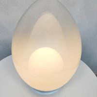 Midcentury Italian design Goffredo Reggiani egg table lamp