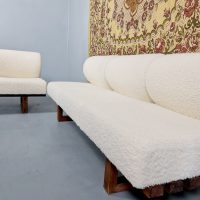 Midcentury modern design sofa 'Wabi Sabi minimalism' bank