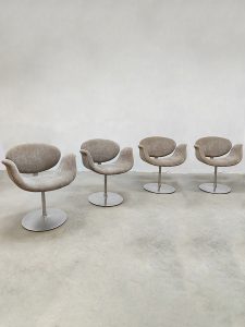 Vintage design Little tulip dining chairs eetkamerstoelen Pierre Paulin Artifort
