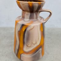 Vintage West Germany ceramic vase 'Flushed orange' vaas 311-50