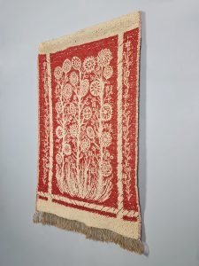 Vintage woollen wall tapestry wandtapijt 'Ethnic spirits'