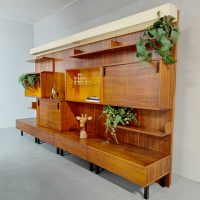 Vintage Italian design modular wall unit bookcase wandsysteem XL