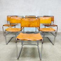 Vintage Thonet dining chairs Mart Stam S33