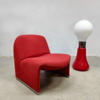 Midcentury 'Alky' easy chair lounge furniture Giancarlo Piretti Artifort