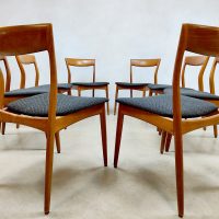 Midcentury Danish dining chairs R. Borregaard Viborg Stolefabrik