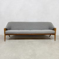 Rare midcentury design vintage lounge bank sofa Z shape