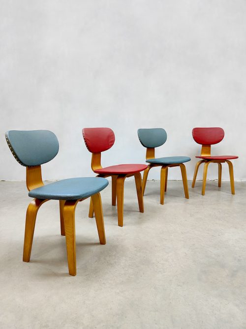 Vintage Dutch design dining chairs eetkamerstoelen SB03 Cees Braakman Pastoe