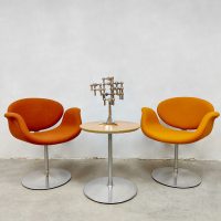 Vintage Dutch design dining chairs little tulip Pierre Paulin Artifort