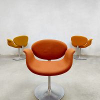 Vintage Dutch design dining chairs little tulip Pierre Paulin Artifort eetkamerstoelen