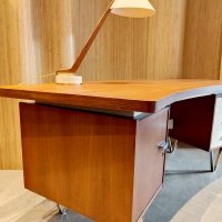 Vintage Dutch 'boomerang' writing desk bureau pastoe Cees Braakman