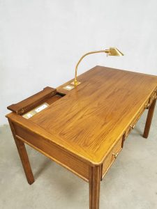 Vintage rattan caned desk Eleanor Forbes bureau Mcguire San Francisco