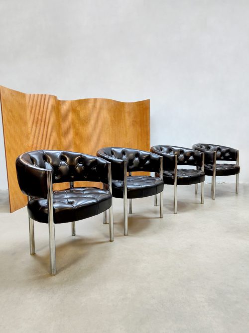 Vintage design club lobby chairs Trix & Robert Haussmann 'Bauhaus'