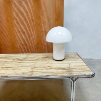 Marble chrome tubular coffee table salontafel Bauhaus style