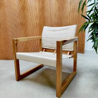 Vintage safari chair Karin Mobring Sweden lounge fauteuil Diana Ikea
