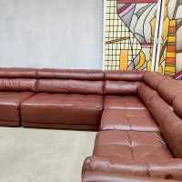 Vintage design modular sofa modulaire bank cor 70s leather