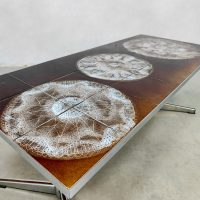 Vintage tile coffee table chroom 'Sixties Vibes'