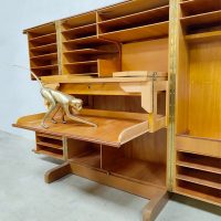 Vintage desk 'Magic Box' folding cabinet Mummenthaler & Meier