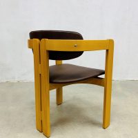 Vintage design 'Pigreco' dining chairs Tobia Scarpa eetkamerstoelen