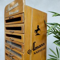 Antiek Nahseide schrank Amann display cabinet chest of drawers kast naaikastje