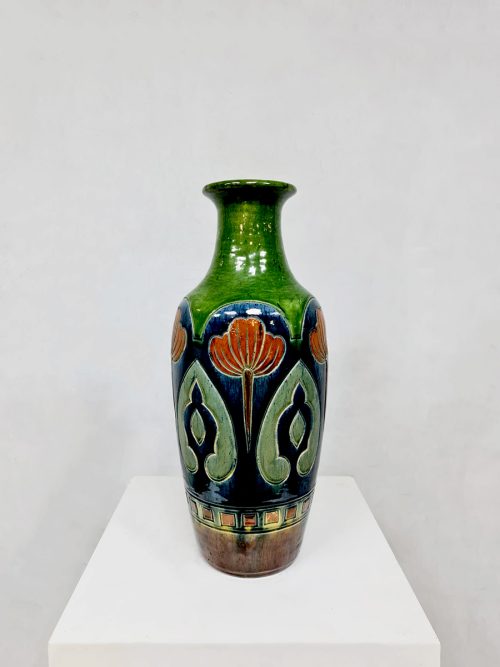 Art-Nouveau ceramic vase vaas Jugendstil pottery vlaams aardewerk