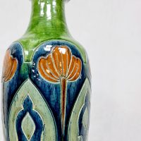 Art-Nouveau ceramic vase Jugendstil pottery