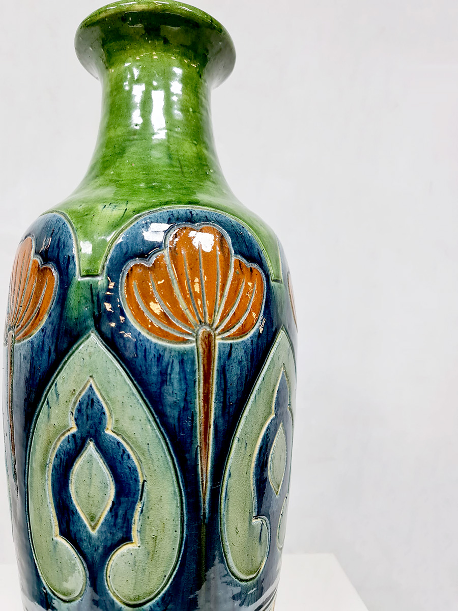 Uiterlijk Slapen Wiskundige Art-Nouveau ceramic vase vaas Jugendstil pottery vlaams aardewerk |  Bestwelhip