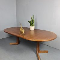 Vintage Danish design extentable dining table eetkamertafel Niels Otto Møller
