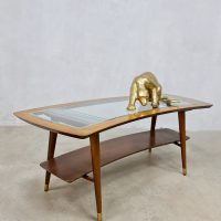 Midcentury Italian design coffee table Cesare Lacca
